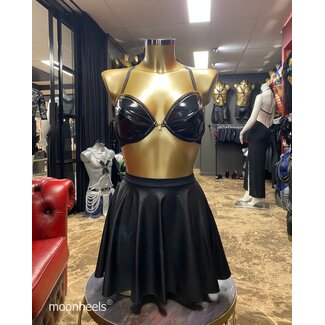Exclusive soft-nude wetlook skirt "Lea" - Copy