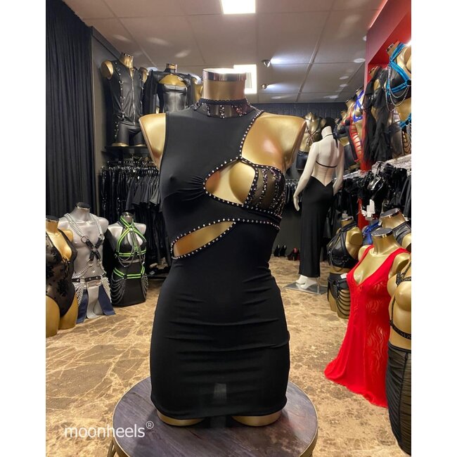 Exclusive Italian wet look design dress "Tatuaggio"  - Copy - Copy