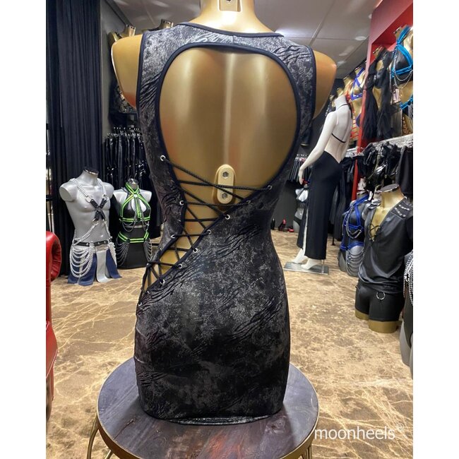 Exclusive Italian wet look design dress "Tatuaggio"  - Copy - Copy - Copy