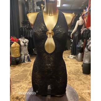 Lingerie jurkje "Anello" van verleidelijk transparant kant