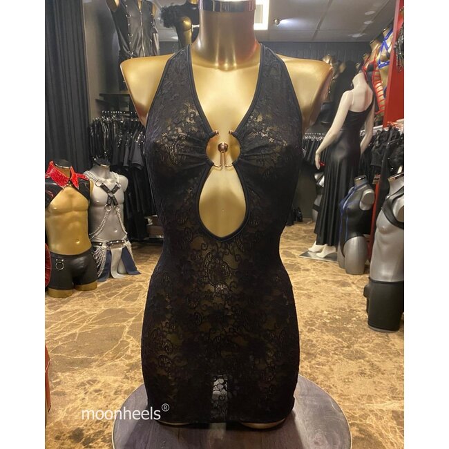 Lingerie dress "Sienna" made of seductive transparent lace  - Copy