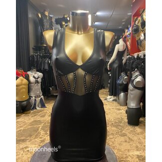 Wetlook Mini-Dress Star