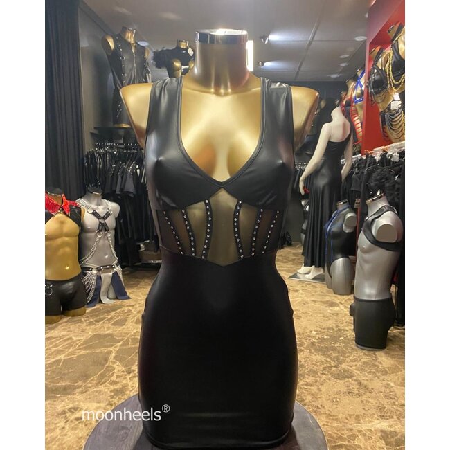 Wetlook Mini-Dress Star