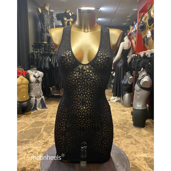 Wetlook Mini-Dress Star