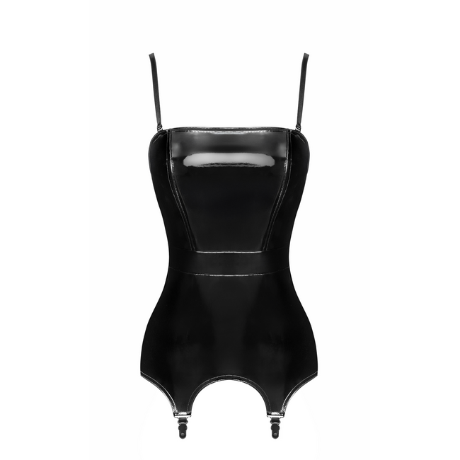 Noir Handmade Dominae Venom PVC Corset Belt