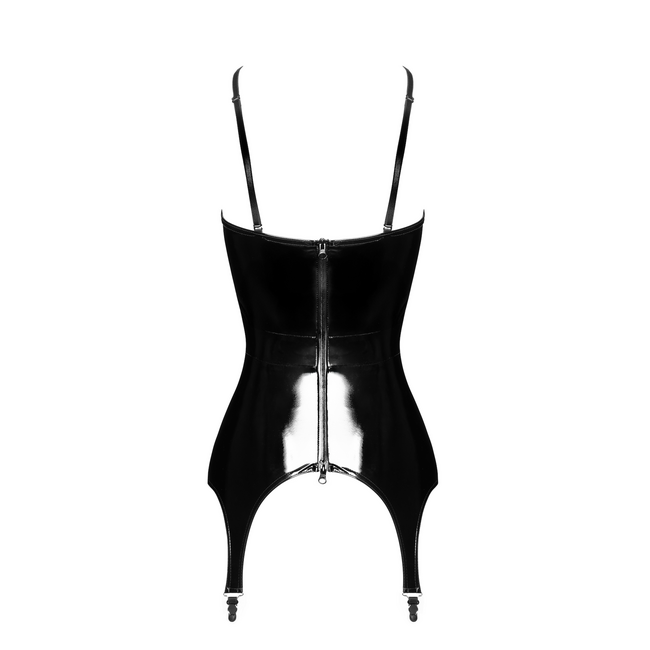 Noir Handmade Dominae Venom PVC Corset Belt