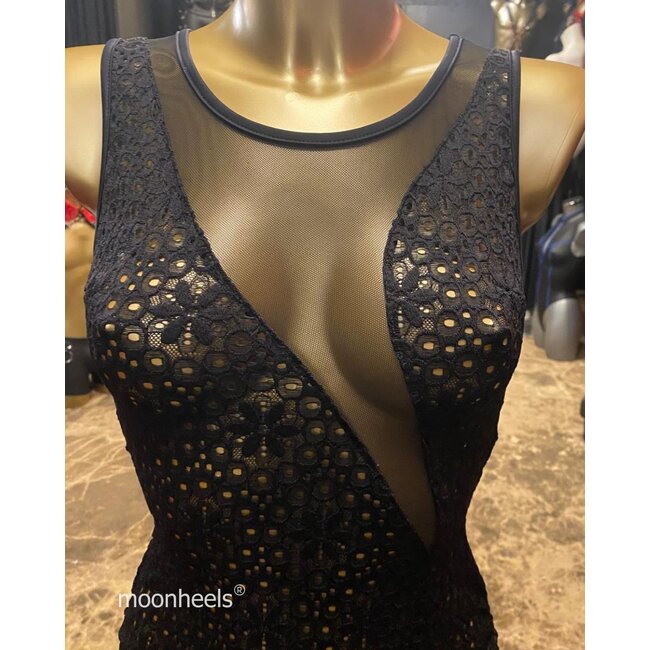 Lingerie jurkje "Fiona"  van kant en mesh