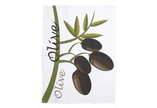 Stuco Trends Textiles Olive Bedruckt Theedoek