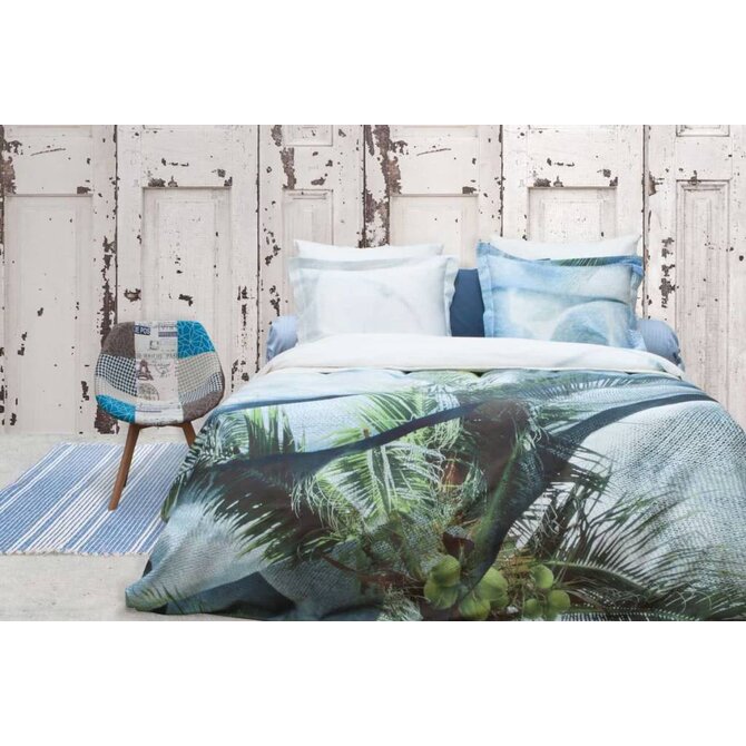 Heckett Lane dekbedovertrek Dewy blauw 240-200/220