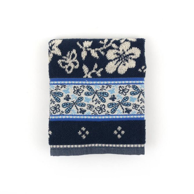 Bunzlau Castle Keukendoek Dragonfly Dark Blue