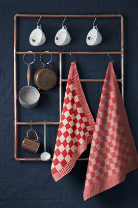 DDDDD keukendoek  barbeque 50x55 red