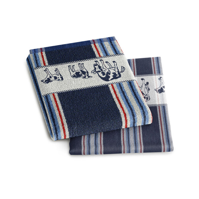 DDDDD keukendoek friesian 50x55 blue