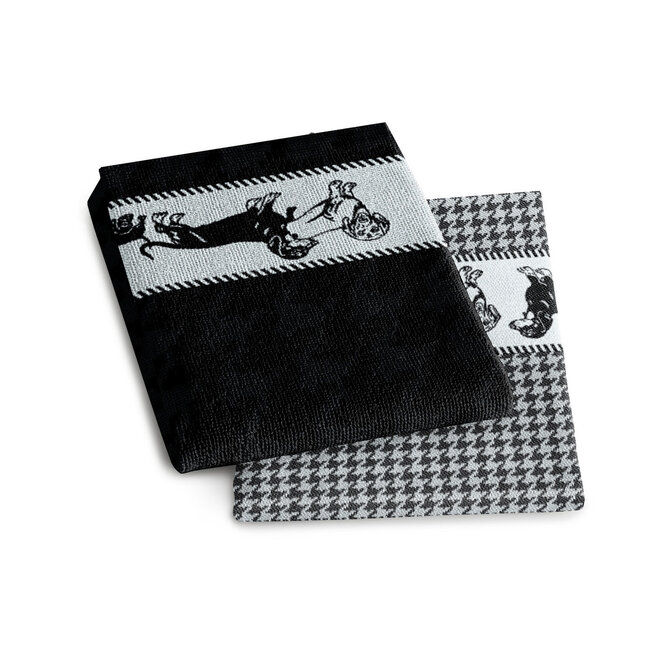 DDDDD keukendoek saar 50x55 black