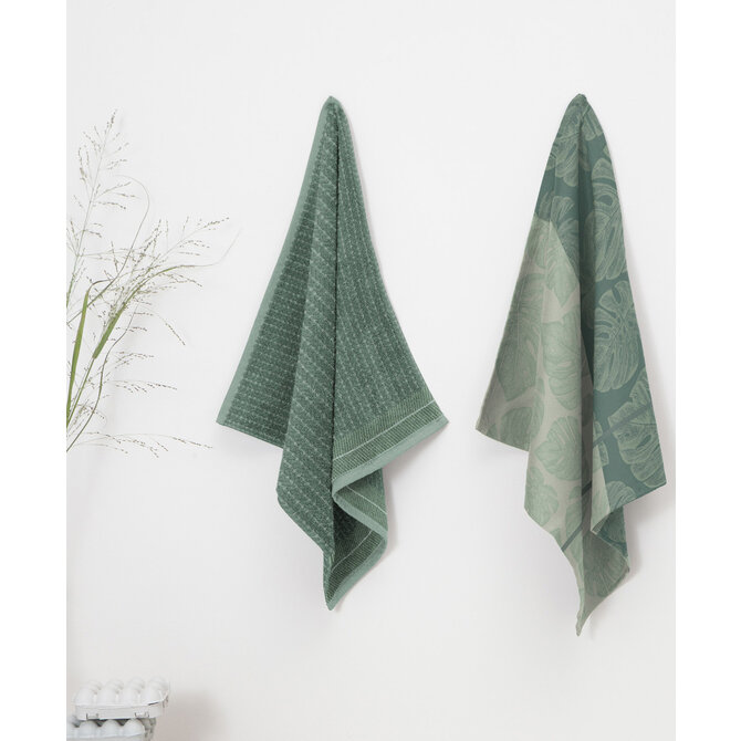 DDDDD theedoek monstera 60x65 laurel
