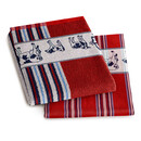 DDDDD DDDDD torchon frison 60x65 rouge