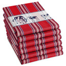 DDDDD DDDDD torchon frison 60x65 rouge