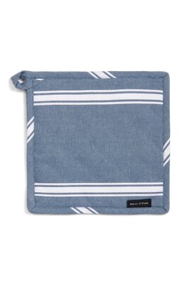 Marc O' Polo maniques Lovon 22x22 bleu fumée