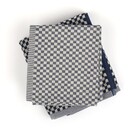 Bunzlau Castle Bunzlau Castle Theedoek Small Check Dark Blue