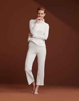 Essenza Nina Uni Trousers Long – Meringue