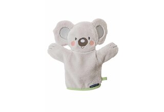 Morgenstern Gant de toilette Koala gris/vert 27x28