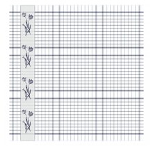 DDDDD theedoek lisse  60x65 blue