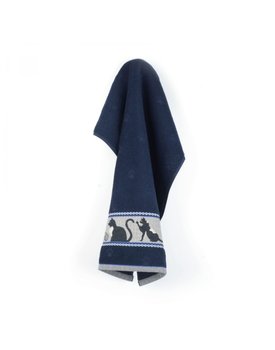 Bunzlau Castle Keukendoek Cats Dark blue