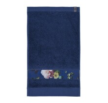 Essenza Fleur serviette d'invités Bleu 30x50