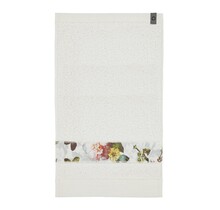 Essenza Fleur gastendoek Natural 30x50
