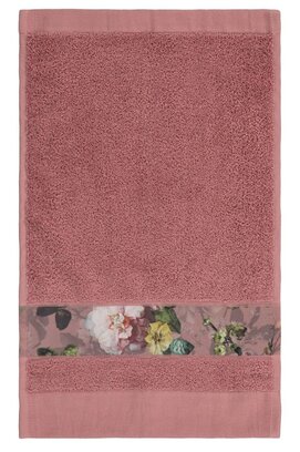 Essenza Fleur gastendoek Dusty Rose 30x50