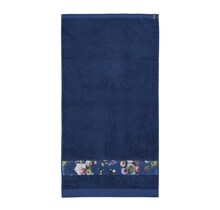 Essenza Fleur baddoek Blue 70x140