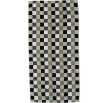 Cawo Lifestyle Karo Handdoek 7047 Kiezelsteen-37 50x100