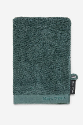 Marc O'Polo Timeless Uni Washandje Pine green 16x22