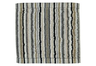 Cawo Lifestyle Streifen Face Cloth 7048 Pebble-37 30x30