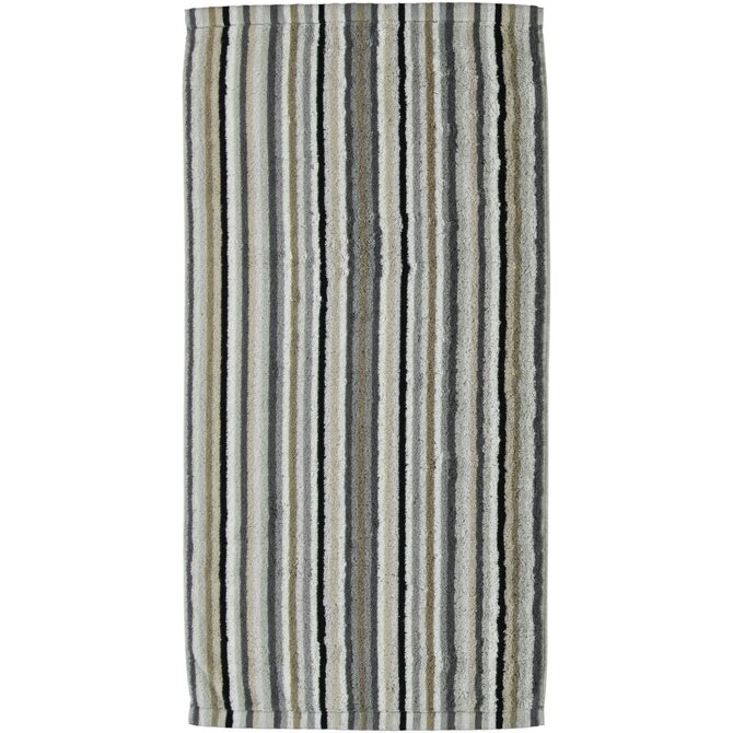 Cawo Lifestyle Streifen Serviette 7048 Pebblestone-37 50x100