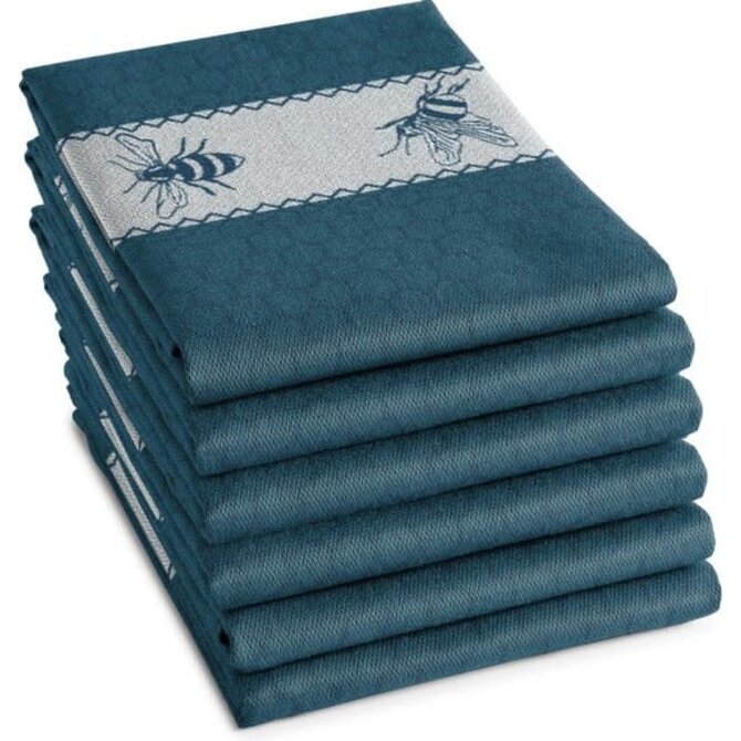 DDDDD theedoek bees  60x65 petrol