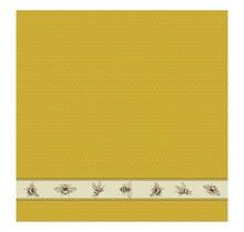 DDDDD torchon abeilles 60x65 jaune