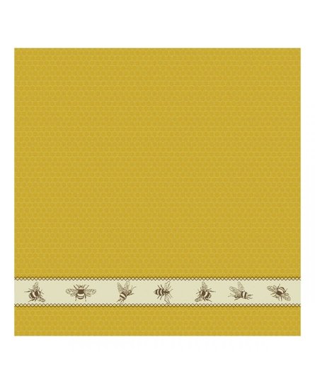 DDDDD theedoek bees  60x65 yellow