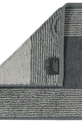 Cawö Two-Tone Gezichtsdoekje Leisteen 30x30
