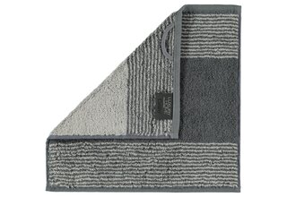 Cawö Two-Tone Gezichtsdoekje Leisteen 30x30