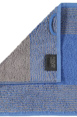 Cawö Two-Tone Gezichtsdoekje Blau 30x30