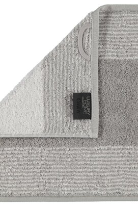 Cawö Two-Tone Gezichtsdoekje Platina 30x30