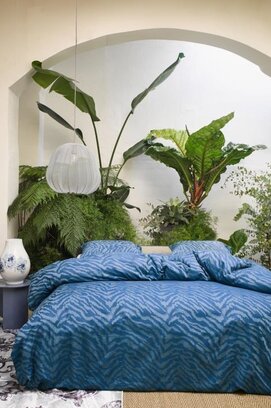Essenza Belen Dekbedovertrek Moonlight blue 140x200/220
