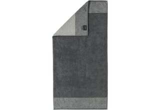 Cawo Two-Tone Handdoek Leisteen 50x100