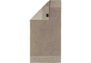 Cawo serviette bicolore sable 50x100