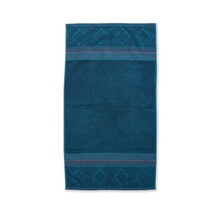 Pip Studio handdoek Soft Zellige Dark Blue 55x100