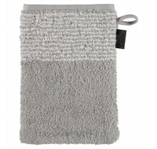 Cawo Two-Tone Washandje Platina 16x22