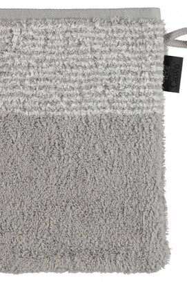 Cawo Two-Tone Washandje Platina 16x22