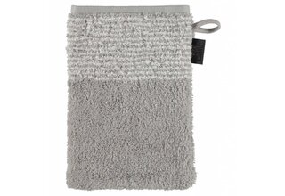 Cawo Two-Tone Washandje Platina 16x22