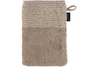 Cawo Gant de toilette bicolore sable 16x22