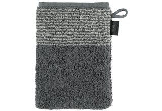 Cawo Gant de toilette bicolore ardoise 16x22